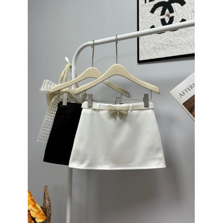 FA55921# 春季新款法式小香风气质甜辣半身短裙珍珠腰带小包裙 服裝批發女裝批發服飾貨源