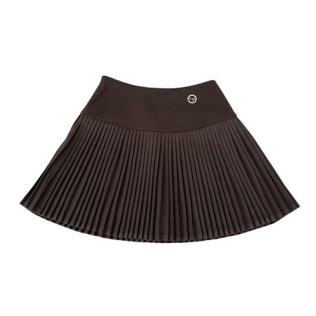 FA55924# 学院风jk灰色毛呢半身裙女秋冬高腰显瘦a字百褶裙纯欲辣妹短裙子 服裝批發女裝批發服飾貨源