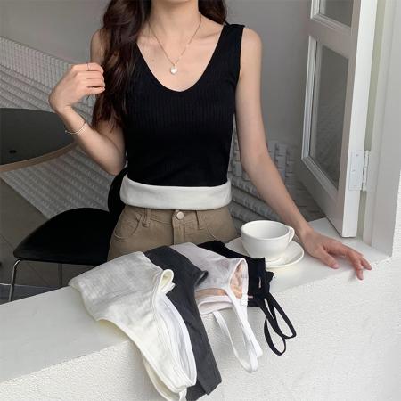 保暖内衣吊带背心加厚加绒秋衣内穿美体上衣打底 服裝批發女裝批發服飾貨源