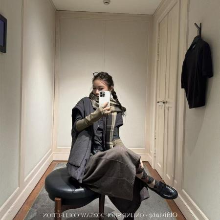 FA56105# 春季新款撞色拼接长袖T恤女韩版气质时尚百搭打底衫女士上衣 服裝批發女裝批發服飾貨源