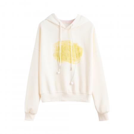 FA56187# 华棉复合春秋薄长袖卫衣女韩版宽松显瘦设计感上衣网红 服裝批發女裝批發服飾貨源