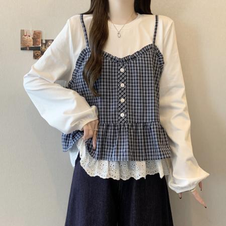 FA56303# 大码设计感格...