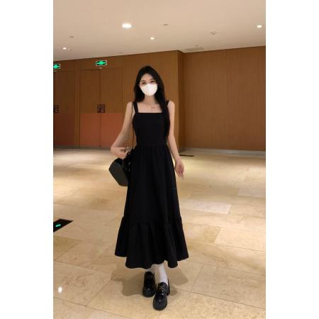 FA56330#外套连衣裙女新款早秋盐系穿搭显瘦气质长裙两件套装 服裝批發女裝批發服飾貨源