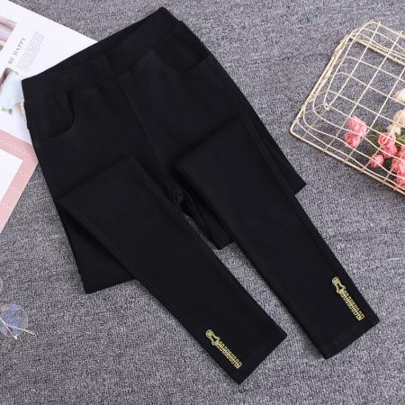 FA56362#春新新款大码高腰裤子弹力胖MM韩版显瘦加肥小脚女长裤 服裝批發女裝批發服飾貨源