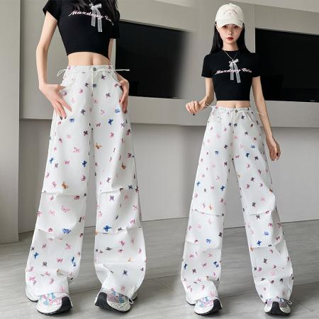 FA56399# 束脚裤阔腿裤春夏季新款韩版显瘦速干工装裤女两穿运动裤 服裝批發女裝批發服飾貨源