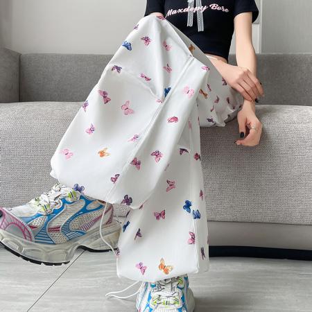 FA56399# 束脚裤阔腿裤春夏季新款韩版显瘦速干工装裤女两穿运动裤 服裝批發女裝批發服飾貨源