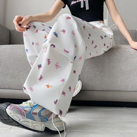 FA56399# 束脚裤阔腿裤春夏季新款韩版显瘦速干工装裤女两穿运动裤 服裝批發女裝批發服飾貨源