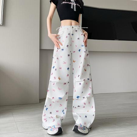 FA56399# 束脚裤阔腿裤春夏季新款韩版显瘦速干工装裤女两穿运动裤 服裝批發女裝批發服飾貨源