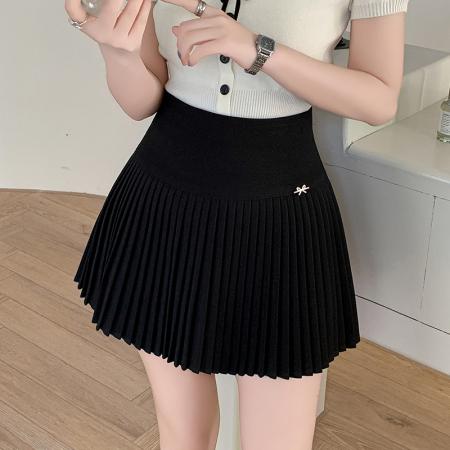 FA56448# 学院风百褶裙女春夏港味高腰防走光短裤半身裙A字短裙jk 服裝批發女裝批發服飾貨源