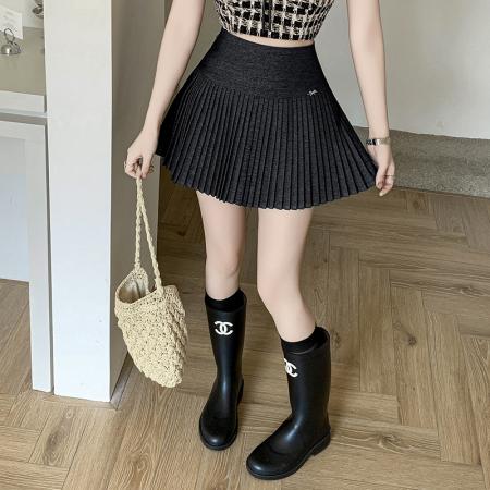 FA56448# 学院风百褶裙女春夏港味高腰防走光短裤半身裙A字短裙jk 服裝批發女裝批發服飾貨源