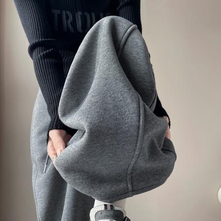 FA56592# 春夏新款高腰弯刀裤香蕉窄版阔腿卫裤运动裤女 服裝批發女裝批發服飾貨源