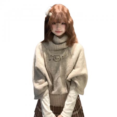 FA56758# 法式学院风针织套装连衣裙子女秋冬季新款小个子穿搭一整套装  服裝批發女裝批發服飾貨源