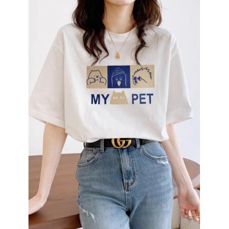 BY10009# 纯棉短袖T恤...