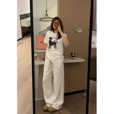 BY10081# 纯棉短袖T恤女宽松大码印花 服裝批發女裝批發服飾貨源