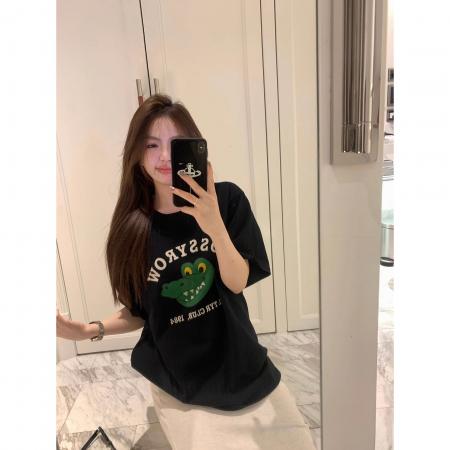 BY10082# 纯棉短袖T恤女宽松大码印花 服裝批發女裝批發服飾貨源