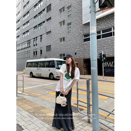 BY10082# 纯棉短袖T恤女宽松大码印花 服裝批發女裝批發服飾貨源