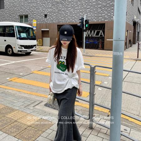 BY10082# 纯棉短袖T恤女宽松大码印花 服裝批發女裝批發服飾貨源