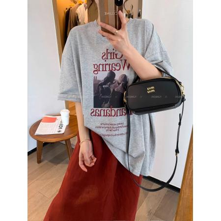 BY10083# 纯棉短袖圆领字母印花T恤女 服裝批發女裝批發服飾貨源