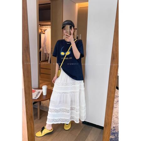 BY10084# 纯棉短袖T恤女宽松大码印花 服裝批發女裝批發服飾貨源