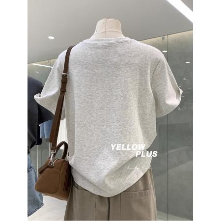 BY10099# 纯棉-夏装大码宽松卡通短袖T恤女印花 服裝批發女裝批發服飾貨源