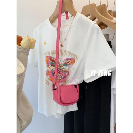 BY10135# 纯棉修身短款T恤女短袖 服裝批發女裝批發服飾貨源