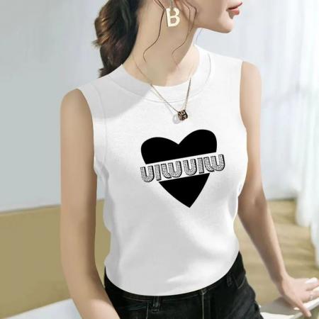 BY10167# 冰丝螺纹内搭吊带背心夏新款修身显瘦美背无袖上衣女款 服裝批發女裝批發服飾貨源