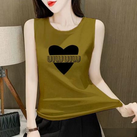 BY10167# 冰丝螺纹内搭吊带背心夏新款修身显瘦美背无袖上衣女款 服裝批發女裝批發服飾貨源