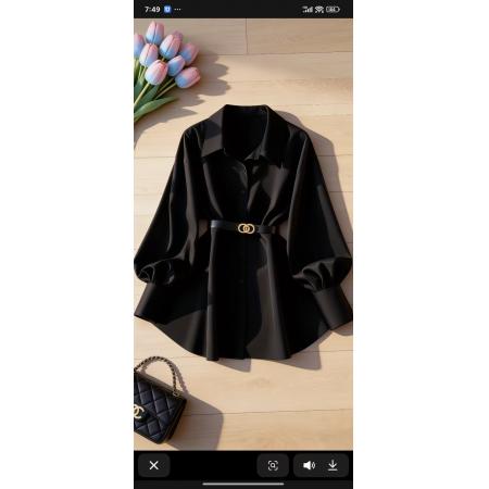 BY10170# 春秋季法式清冷系御姐气质职业通勤长袖衬衣慵懒百搭休闲裤女 服裝批發女裝批發服飾貨源