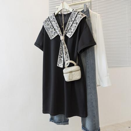 大码裙子长裙时尚夏季韩版蕾丝连...