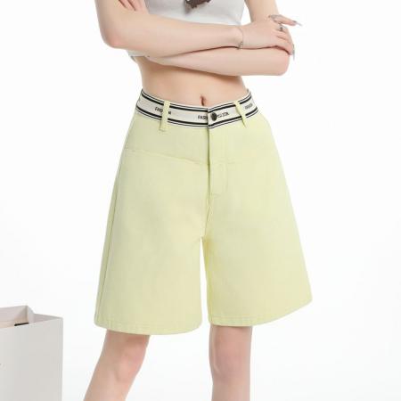 春夏装新款无弹休闲五分裤牛仔裤女小直筒裤 服裝批發女裝批發服飾貨源