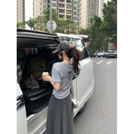BY10283# 绝美巨好看的蕾丝边V领收腰抽褶短袖T恤女夏季新款内搭上衣 服裝批發女裝批發服飾貨源