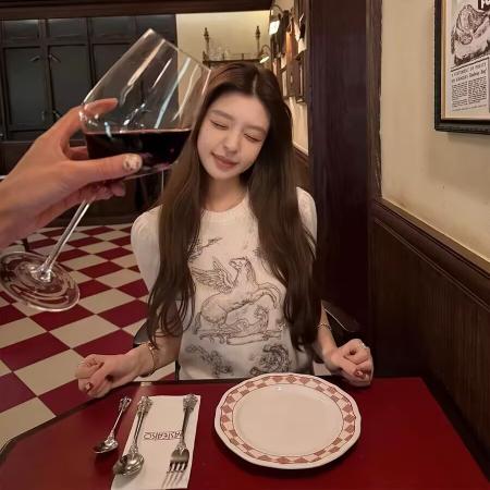 BY10400# 早安樊樊新年小马100绵羊毛重工刺绣显瘦正肩针织短袖上衣女 服裝批發女裝批發服飾貨源