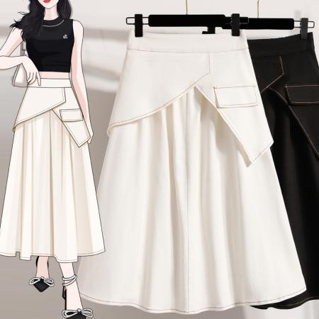 BY10428# 春夏大码松紧...