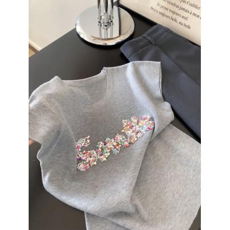 BY10429# 灰色重工镶钻...