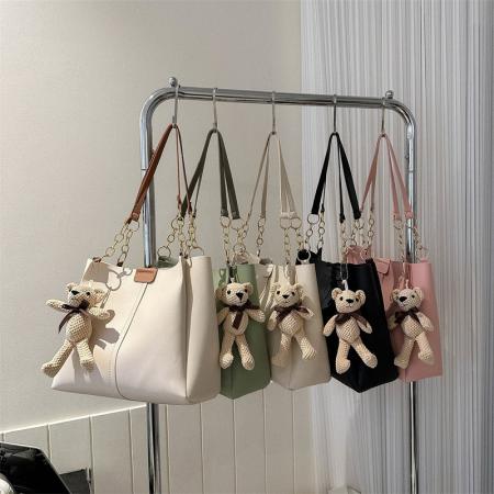 TJ2255# 批发外贸包包大容量单肩包女2024休闲女包氛围感托特包时尚简约包