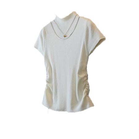 BY10526# 大码女装春季新款韩版高级潮流设计感显瘦修收身针织上衣 服裝批發女裝批發服飾貨源