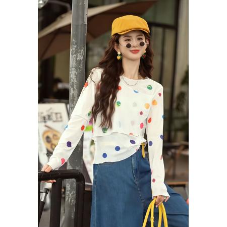 BY10530# 网红假两件网...