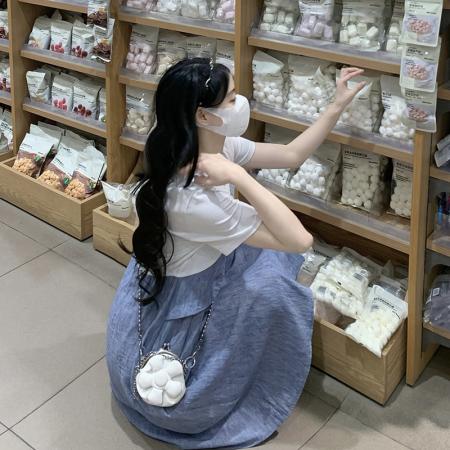 BY10534# 麻牛仔连衣裙假两件套夏季女装新款T恤背带裙连衣裙 服裝批發女裝批發服飾貨源