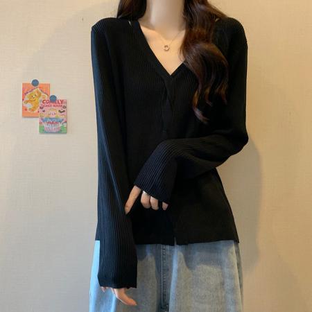 BY10556# 大码女装春季新款显瘦针织衫胖mm遮肚子200斤毛衣上衣 服裝批發女裝批發服飾貨源