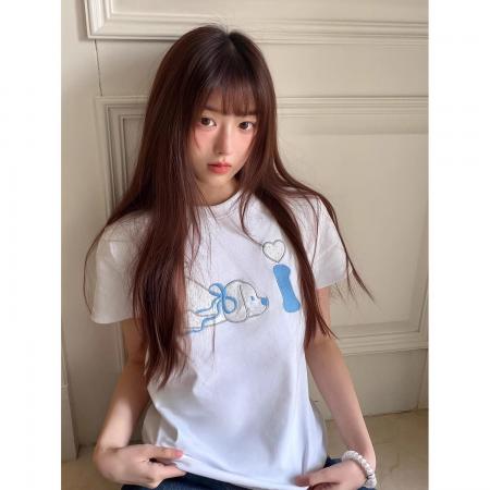 BY10580# 纯棉常规款正肩短袖高弹力新款夏季修身显瘦洋气上衣 服裝批發女裝批發服飾貨源