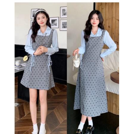 BY10585# 大码微胖假两...