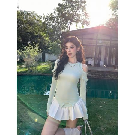 BY10614# 辣妹不对称假...