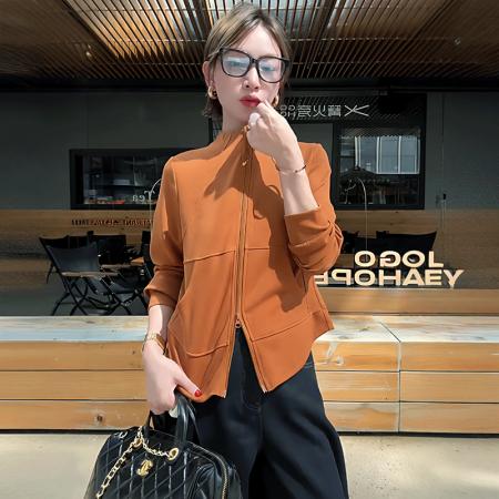 BY10670# 巨好看的卫衣女新款爆款时尚洋气小个子拉链开衫短款外套 服裝批發女裝批發服飾貨源