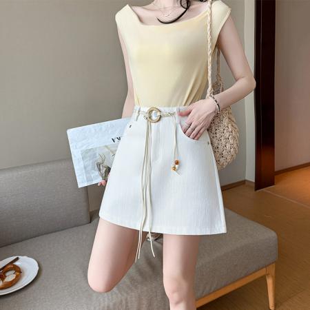 BY10801# 高腰a字半身裙女春夏款款高腰显瘦包臀休闲短裙 服裝批發女裝批發服飾貨源