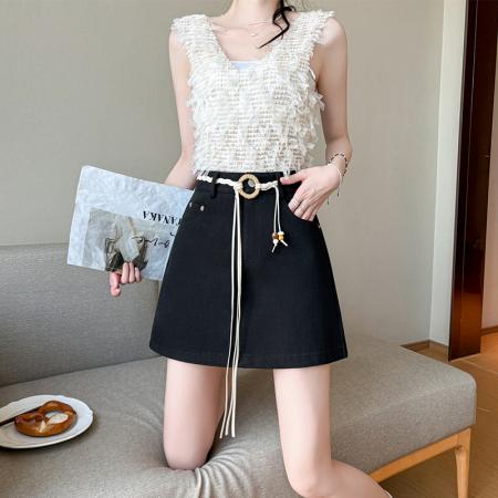 BY10801# 高腰a字半身裙女春夏款款高腰显瘦包臀休闲短裙 服裝批發女裝批發服飾貨源