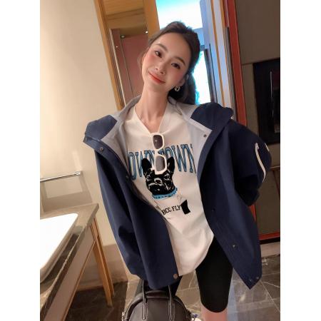 BY10821# 纯棉春夏装短袖T恤女韩版印花 服裝批發女裝批發服飾貨源