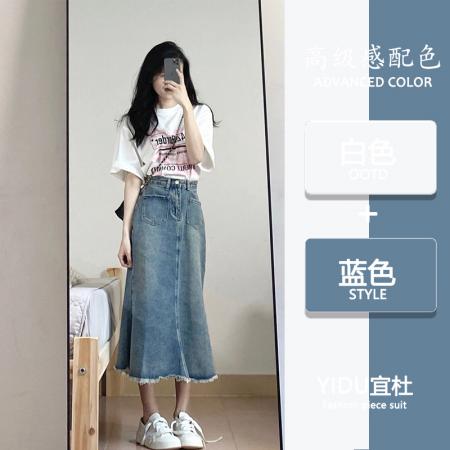 BY10864# 美式复古印花...