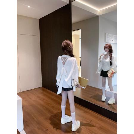 BY10894# 瑞茜韩系学姐夏季休闲小众宽松时尚衬衫上衣 服裝批發女裝批發服飾貨源