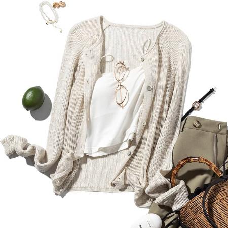 BY11003# 慵懒范捕梦网开衫天丝亚麻手工挑洞镂空针织开衫女空调防晒衫  服裝批發女裝批發服飾貨源