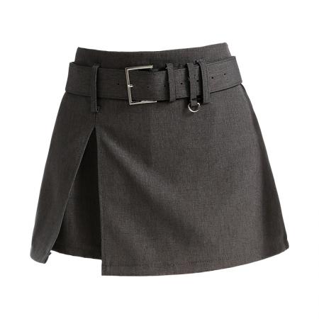 BY11217# 复古辣妹A字包臀短裙春夏开叉高腰百搭包臀半身裙裤裙 服裝批發女裝批發服飾貨源